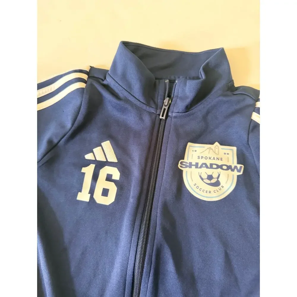 Adidas Youth Blue Training Jacket - Spokane Sounders Crest